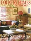 Country Homes & Interiors: Glass Chandeliers April 2003