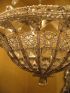 19th C. Genovese Beaded basket chandelier (X17)