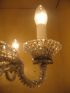 19th C. Genovese beaded basket chandelier (X17)