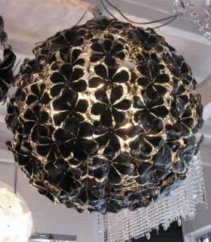 Lotus Chandelier 80 Black