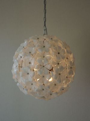 Lotus Chandelier 60 White
