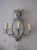 Set of 4 19th C. Torino bronze wall sconces (09-35)