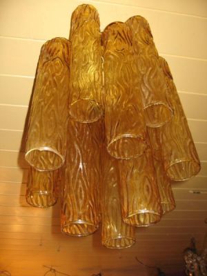 Glass Tube Chandelier