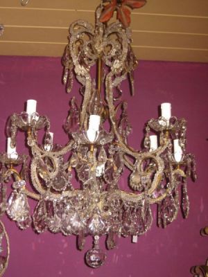 1920's Genova beaded chandelier (11-91)