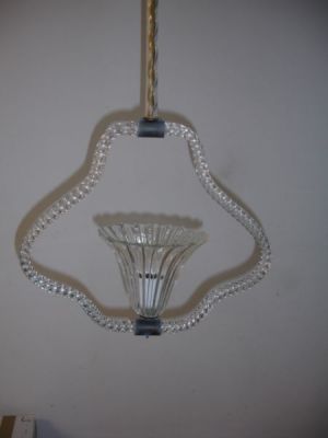 1930's Barovier chandelier 1L (12-34)