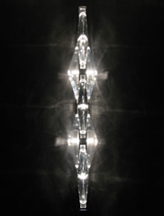 Rainbow chandeliers and sconces are handcrafted in Italy by skilled artisans using the finest crystal glass and wrought iron. Each piece is custom finished to order so you can choose the frame colour and style of droplets that best suits your interiors.
