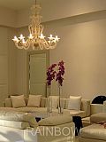 Venetian silk chandelier