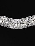 Diamante wave wall sconce
