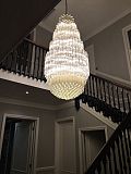 Bespoke crystal chandelier London November 2015