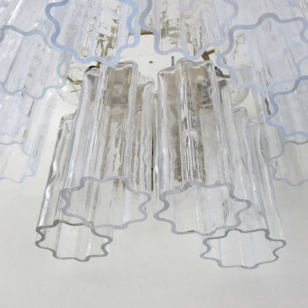 Set of 6 Murano Tronchi Glass Wall Lights by Venini, circa 1960s 5