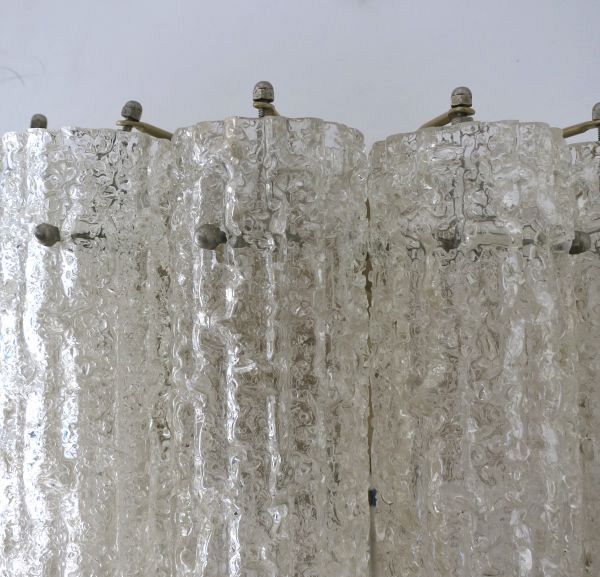 Pair of Murano Corteccia Glass Wall Lights by Venini, circa 1960s 3
