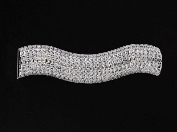 Diamante wave wall sconce 1
