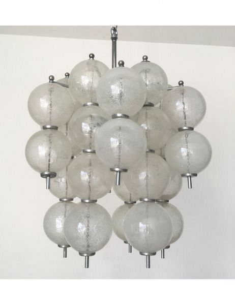 Murano Glass Balls Chandelier by Venini, circa 1960s